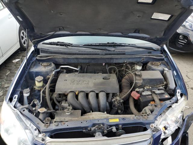 1NXBR32E83Z165974 - 2003 TOYOTA COROLLA CE BLUE photo 11