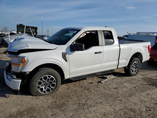 1FTEX1EB9MFD09468 - 2021 FORD F150 SUPER CAB WHITE photo 1