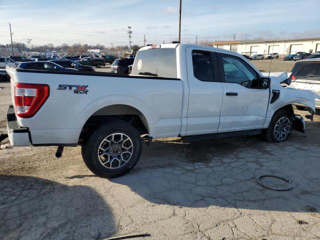 1FTEX1EB9MFD09468 - 2021 FORD F150 SUPER CAB WHITE photo 3