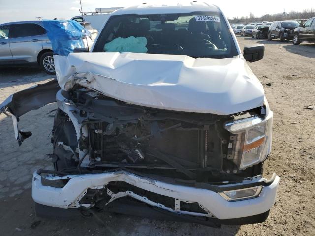 1FTEX1EB9MFD09468 - 2021 FORD F150 SUPER CAB WHITE photo 5