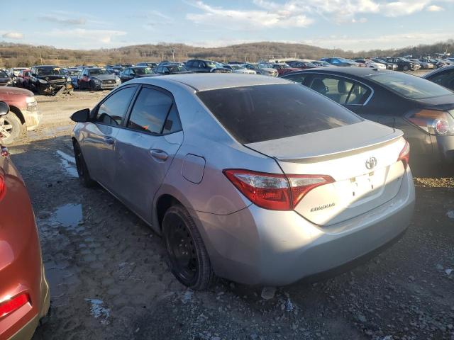 5YFBURHE5EP145369 - 2014 TOYOTA COROLLA L SILVER photo 2