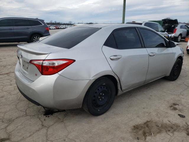 5YFBURHE5EP145369 - 2014 TOYOTA COROLLA L SILVER photo 3