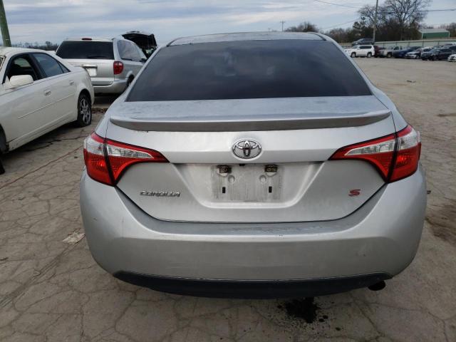 5YFBURHE5EP145369 - 2014 TOYOTA COROLLA L SILVER photo 6