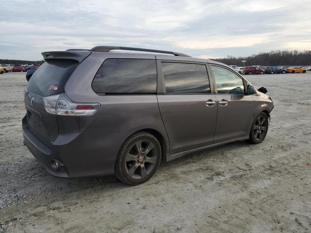 5TDXK3DC3GS699842 - 2016 TOYOTA SIENNA SE GRAY photo 3