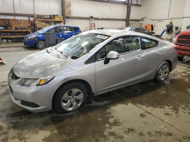 2HGFG3B4XDH001845 - 2013 HONDA CIVIC LX SILVER photo 1