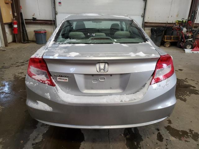 2HGFG3B4XDH001845 - 2013 HONDA CIVIC LX SILVER photo 6