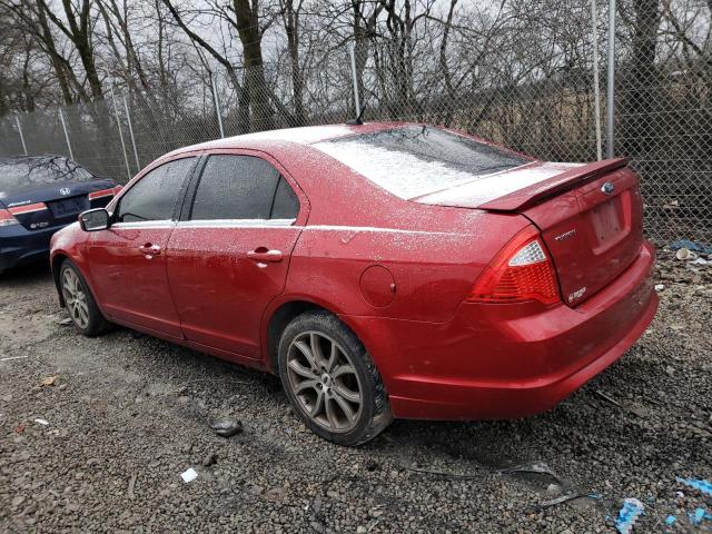 3FAHP0HA7CR155666 - 2012 FORD FUSION SE RED photo 2