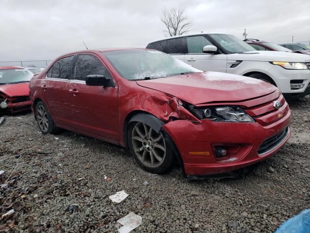 3FAHP0HA7CR155666 - 2012 FORD FUSION SE RED photo 4