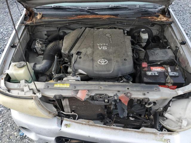 5TEUU42N56Z244399 - 2006 TOYOTA TACOMA ACCESS CAB ვერცხლისფერი ფოტო 11