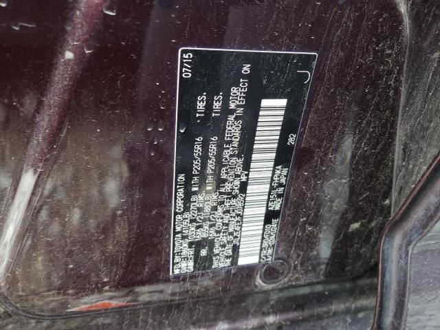 JTLZE4FE7FJ078592 - 2015 TOYOTA SCION XB 勃艮第红 照片 12