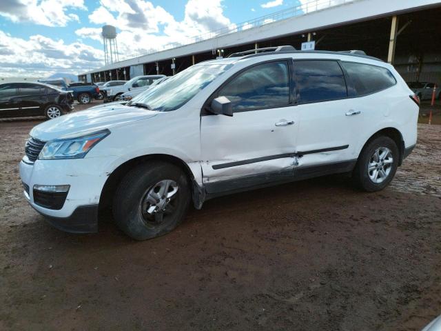 1GNKRFED8HJ145586 - 2017 CHEVROLET TRAVERSE LS WHITE photo 1