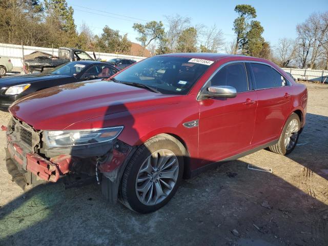 1FAHP2F8XFG146743 - 2015 FORD TAURUS LIMITED RED photo 1