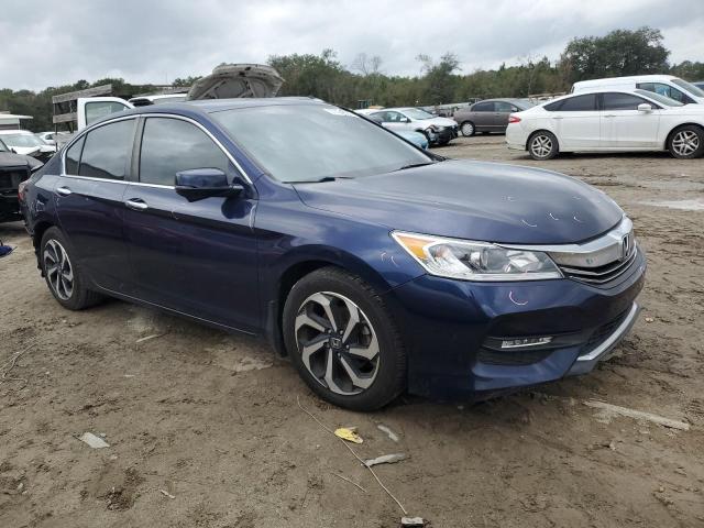 1HGCR2F86GA138062 - 2016 HONDA ACCORD EXL BLUE photo 4