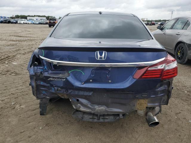 1HGCR2F86GA138062 - 2016 HONDA ACCORD EXL BLUE photo 6