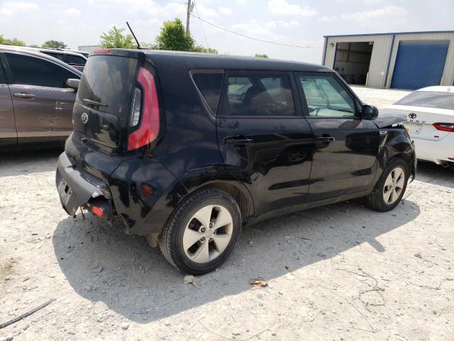 KNDJN2A24F7235650 - 2015 KIA SOUL BLACK photo 3