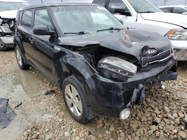 KNDJN2A24F7235650 - 2015 KIA SOUL BLACK photo 4