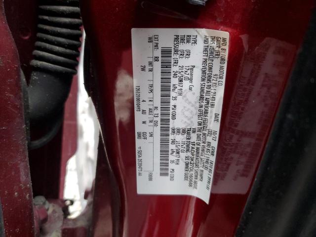 1FADP3K27DL160688 - 2013 FORD FOCUS SE RED photo 12