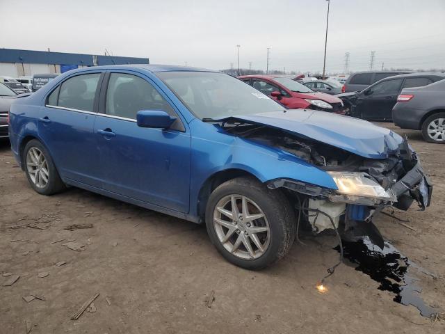 3FAHP0JG0BR212450 - 2011 FORD FUSION SEL BLUE photo 4