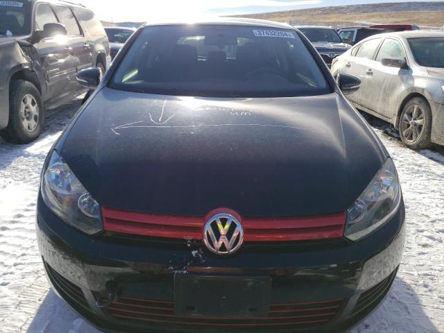 WVWBB7AJXBW255466 - 2011 VOLKSWAGEN GOLF BLACK photo 5