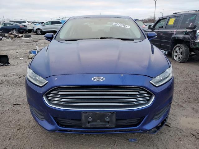 3FA6P0H77GR112611 - 2016 FORD FUSION SE BLUE photo 5