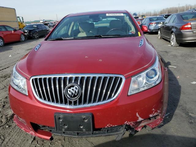 1G4GJ5E33DF204379 - 2013 BUICK LACROSSE TOURING RED photo 5