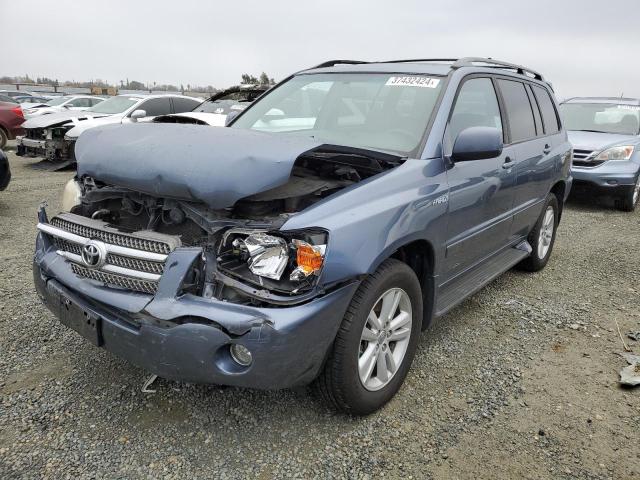 JTEEW21A970042048 - 2007 TOYOTA HIGHLANDER HYBRID BLUE photo 1