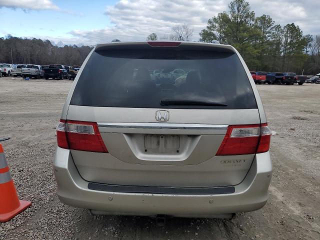 5FNRL38885B012335 - 2005 HONDA ODYSSEY TOURING SILVER photo 6