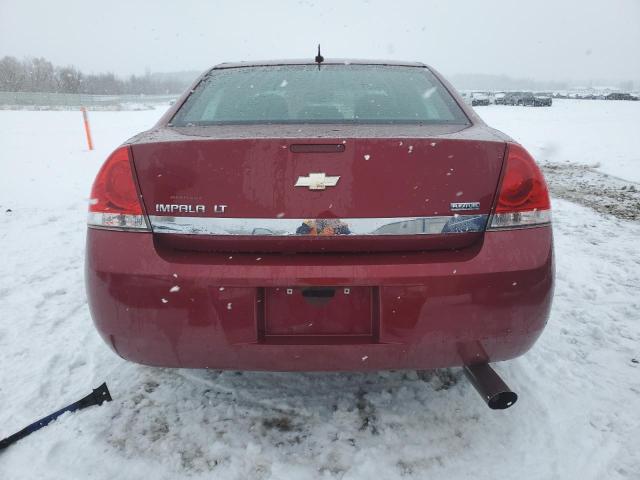 2G1WT57K691228889 - 2009 CHEVROLET IMPALA 1LT RED photo 6