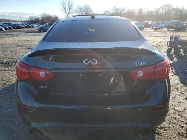 JN1BV7AR0FM407112 - 2015 INFINITI Q50 BASE BLACK photo 6