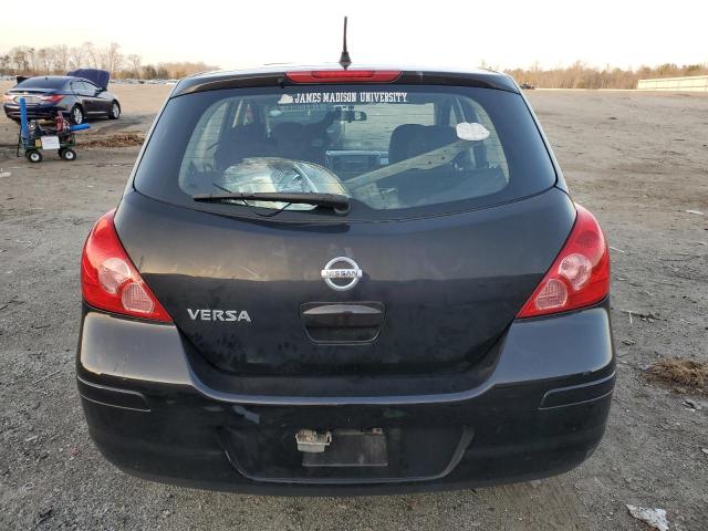 3N1BC1CP9AL411662 - 2010 NISSAN VERSA S BLACK photo 6