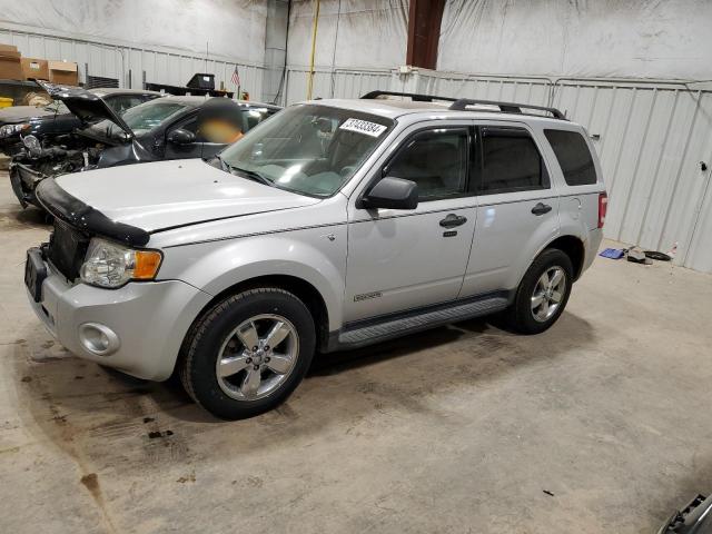 1FMCU03108KB89783 - 2008 FORD ESCAPE XLT SILVER photo 1