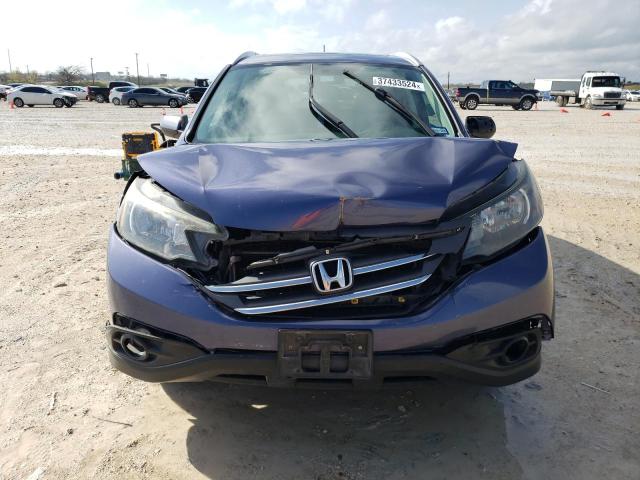 2HKRM3H75DH502459 - 2013 HONDA CR-V EXL BLUE photo 5