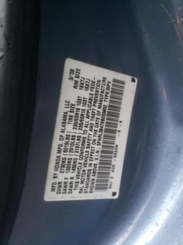 5FNRL38478B053802 - 2008 HONDA ODYSSEY EX BLUE photo 13