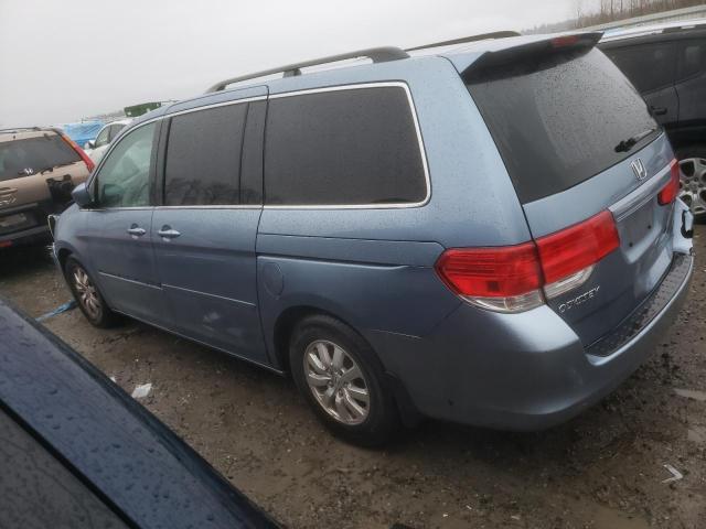 5FNRL38478B053802 - 2008 HONDA ODYSSEY EX BLUE photo 2