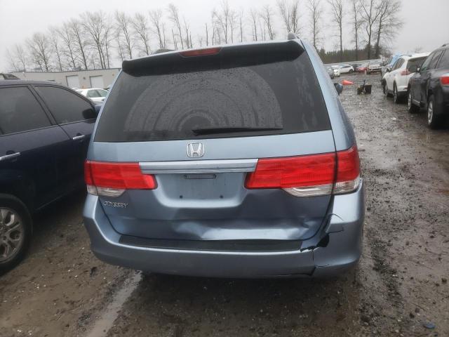 5FNRL38478B053802 - 2008 HONDA ODYSSEY EX BLUE photo 6