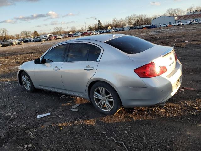 JN1CV6AP9DM711596 - 2013 INFINITI G37 BASE SILVER photo 2