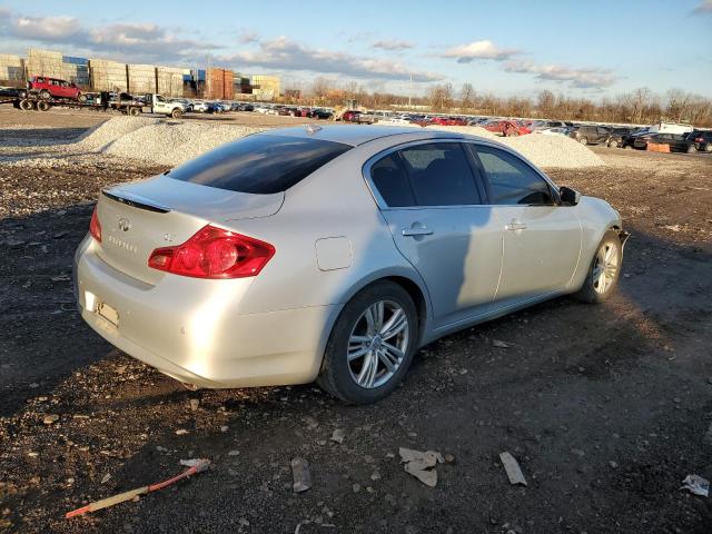 JN1CV6AP9DM711596 - 2013 INFINITI G37 BASE SILVER photo 3