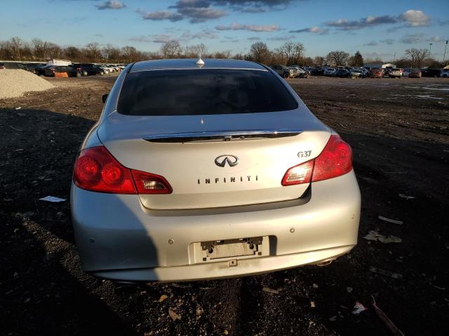 JN1CV6AP9DM711596 - 2013 INFINITI G37 BASE SILVER photo 6