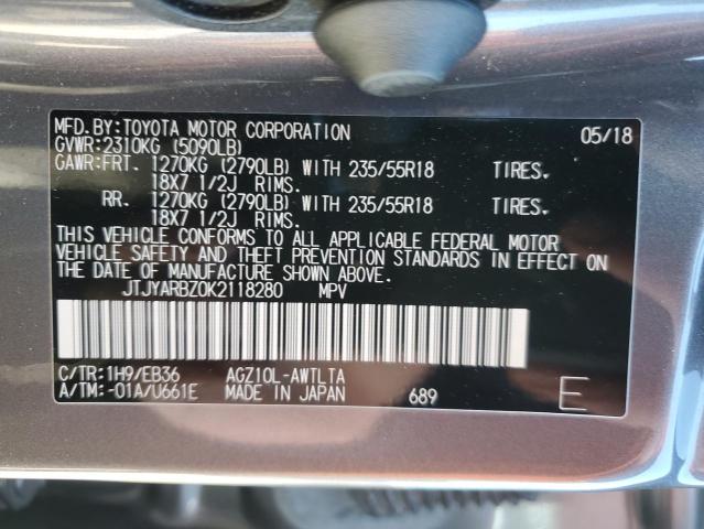 JTJYARBZ0K2118280 - 2019 LEXUS NX 300 BASE Boz foto 13