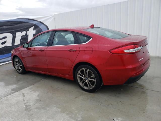 3FA6P0CD2LR196294 - 2020 FORD FUSION SEL RED photo 2