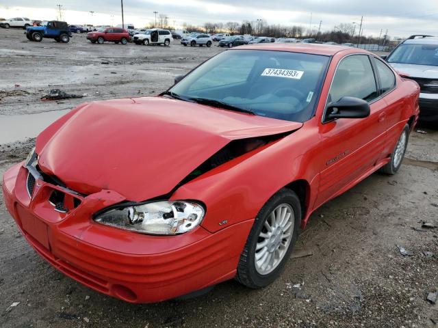 1G2NF12E31M574173 - 2001 PONTIAC GRAND AM SE1 RED photo 1