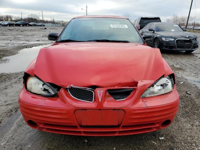 1G2NF12E31M574173 - 2001 PONTIAC GRAND AM SE1 RED photo 5