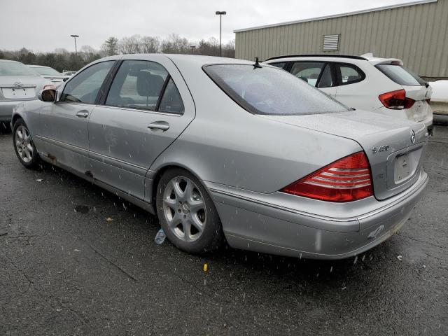 WDBNG83J54A402440 - 2004 MERCEDES-BENZ S 430 4MATIC SILVER photo 2