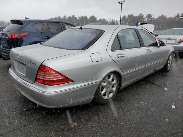 WDBNG83J54A402440 - 2004 MERCEDES-BENZ S 430 4MATIC SILVER photo 3
