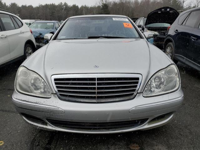 WDBNG83J54A402440 - 2004 MERCEDES-BENZ S 430 4MATIC SILVER photo 5