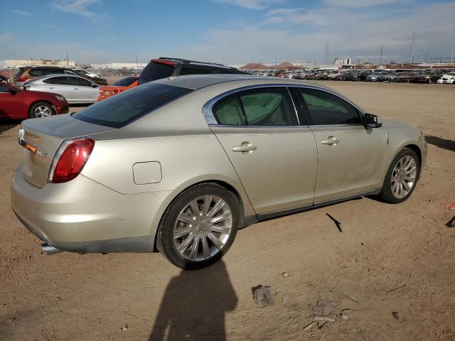 1LNHL9DR3BG600959 - 2011 LINCOLN MKS GOLD photo 3