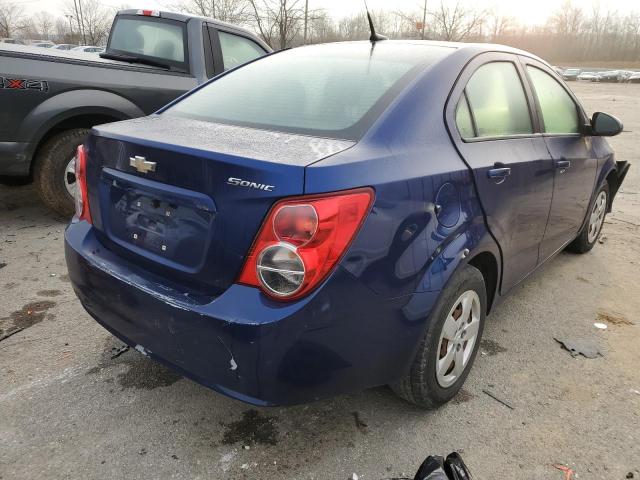 1G1JA5SH0E4197651 - 2014 CHEVROLET SONIC LS ლურჯი ფოტო 3