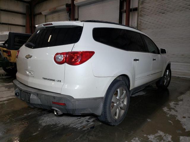 1GNKRLED1BJ410760 - 2011 CHEVROLET TRAVERSE LTZ WHITE photo 3