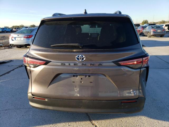 5TDKRKEC1MS003229 - 2021 TOYOTA SIENNA LE GRAY photo 6