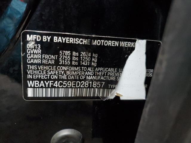 WBAYF4C59ED281857 - 2014 BMW 740 LXI BLACK photo 12